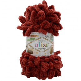 Alize Puffy 25 Темный терракот