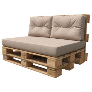 Saltea și 2 perne pentru mobilier din paleți
