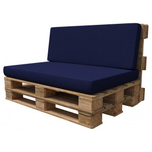 Saltea și pernă de 120 cm pentru mobilier din paleți